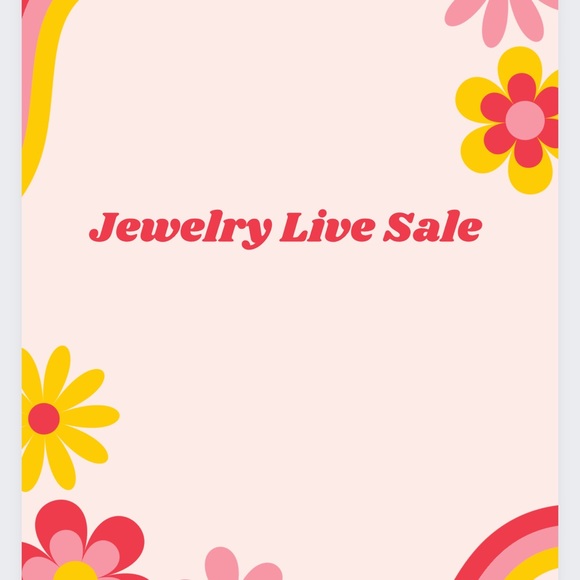 Jewelry - Jewelry Live Sale Like to be notified